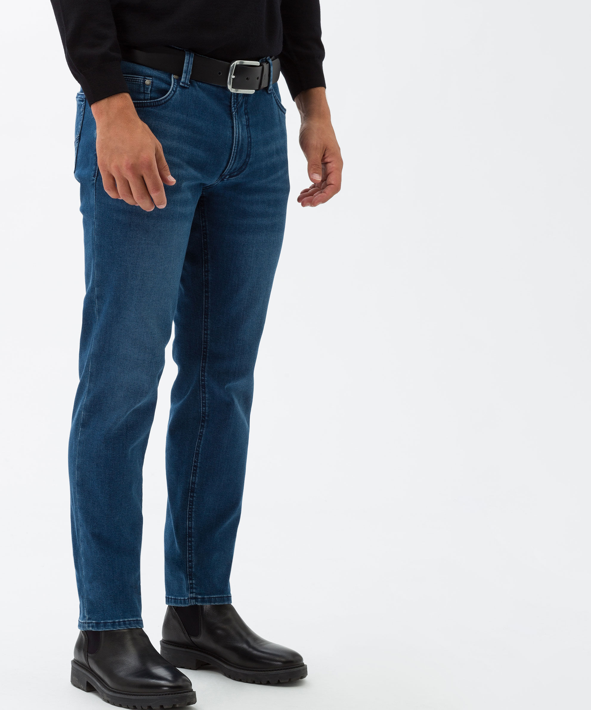 Brax Luke 5-Pocket Stone Jeans Fashion | Rozing Blue Thermo Jan Men\'s Denim