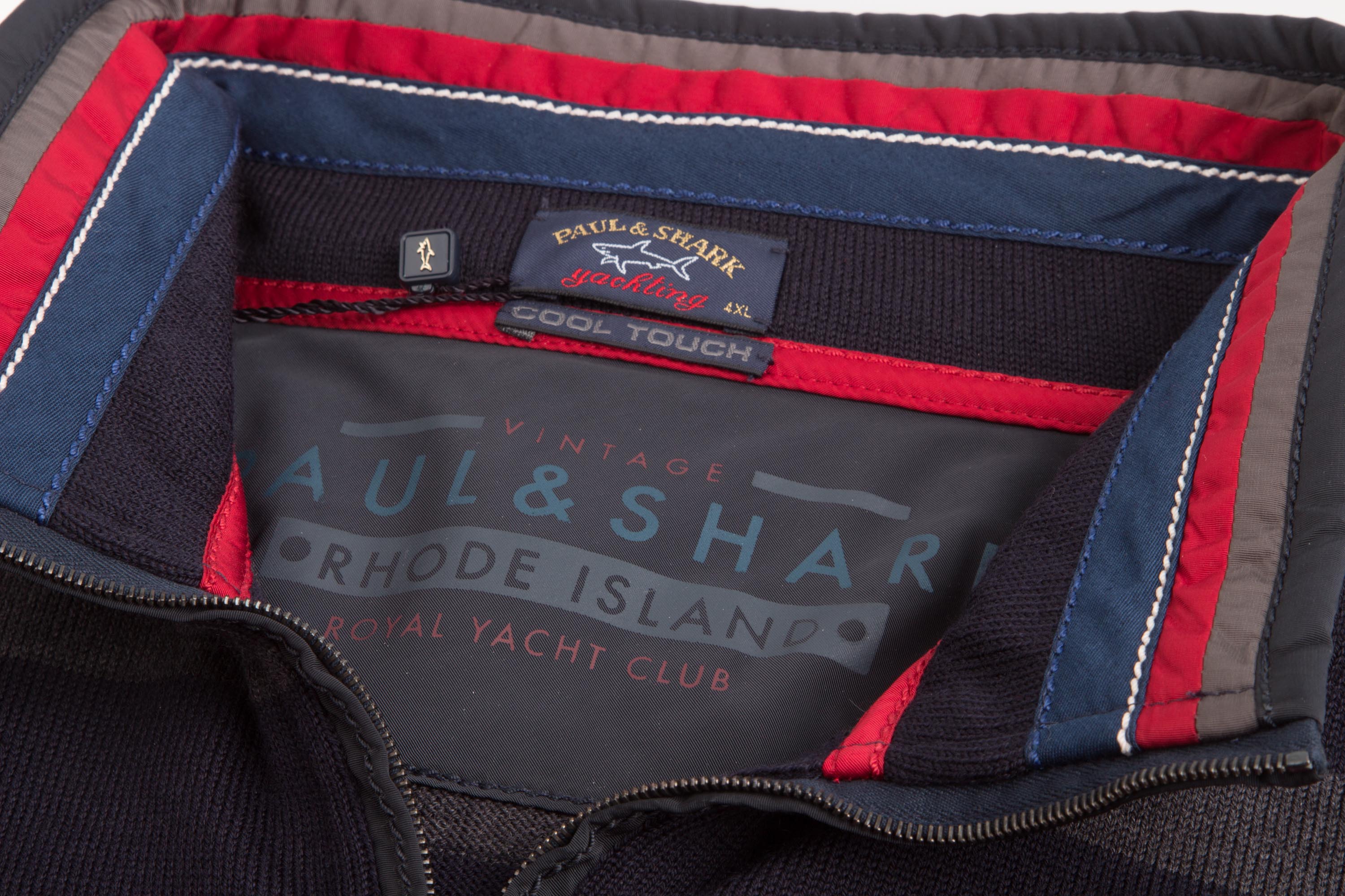 Paul & Shark Royal Yacht Club Rhode Island Stripe Pullover Navy | Jan  Rozing Men's Fashion