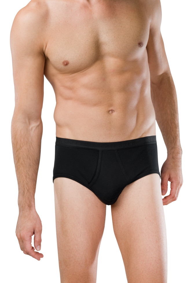 Swim briefs Underpants Undergarment Feinripp, black sock, white